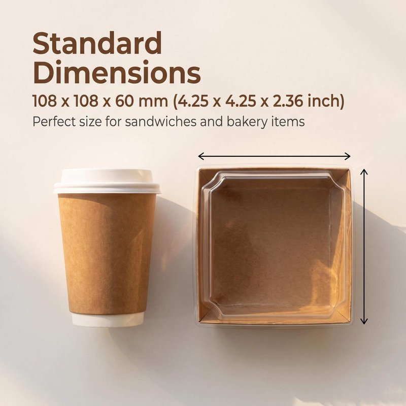 Sustainable Kraft Paper Sandwich Box Manufacturer
