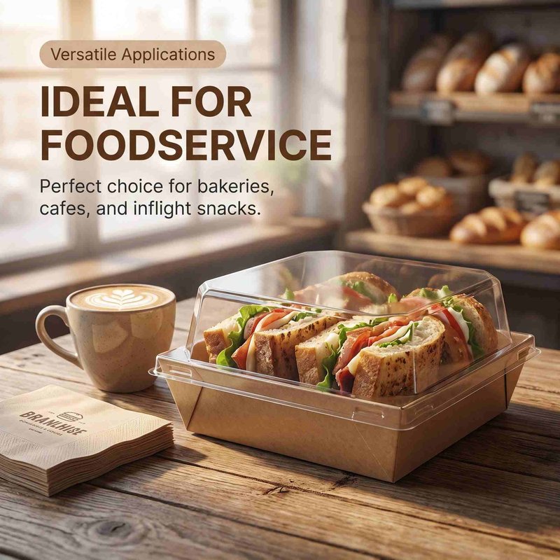Sustainable Kraft Paper Sandwich Box Manufacturer